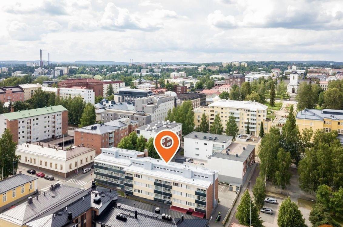 City Apartment Snellmaninkatu 22 A, Yksityinen Pistokkeellinen Paikoitus Sisaeltyy Hintaan Kuopio Dış mekan fotoğraf