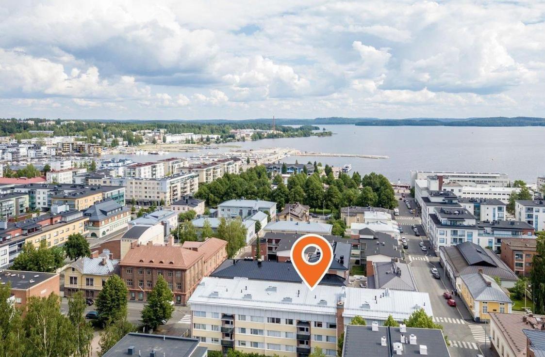City Apartment Snellmaninkatu 22 A, Yksityinen Pistokkeellinen Paikoitus Sisaeltyy Hintaan Kuopio Dış mekan fotoğraf